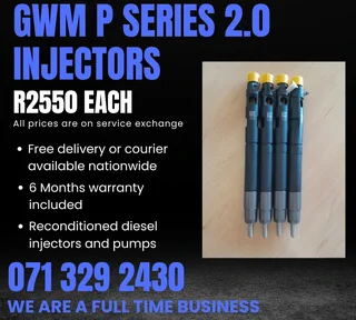Gwm P Series 2.0 Injectors For Sale With Warranty