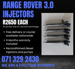 Range Rover 3.0 Injectors For Sale With Warranty