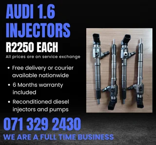 Audi 1.6 Injectors For Sale With Warranty Included In