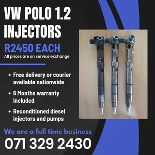 Vw Polo 1.2 Injectors For Sale With Warranty Included
