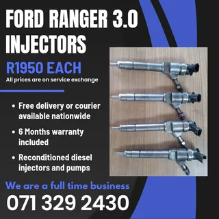 Ford Ranger 3.0 Injectors For Sale With Warranty Included