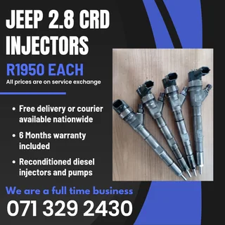 Jeep 2.8 Crd Injectors For Sale With Warranty