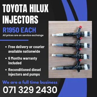 Toyota Hilux Injectors For Sale With Warranty Included