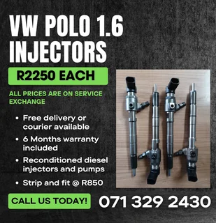 Vw Polo 1.6 Injectors For Sale With Warranty