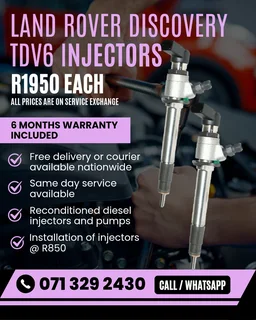 Land Rover Discovery Tdv6 Injectors For Sale With Warranty