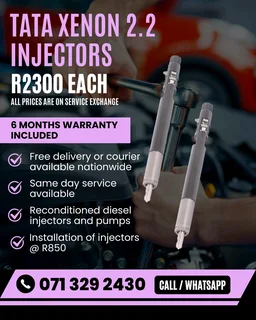 Tata Xenon 2.2 Injectors For Sale With Warranty