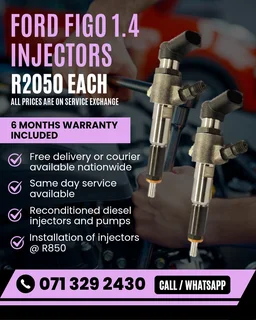 Ford Figo 1.4 Injectors For Sale With