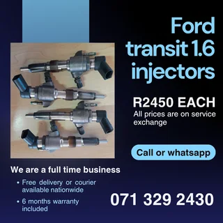 Ford Transit 1.6 Injectors For Sale With Warranty Included