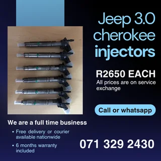 Jeep Grand Cherokee 3.0 Injectors For Sale With Warranty Included