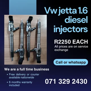 Vw Jetta 1.6 Injectors For Sale With Warranty Included