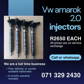 Vw Amarok 2.0 Injectors For Sale With Warranty Included