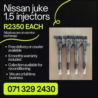 Nissan Juke 1.5 Injectors For Sale With Warranty