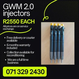 Gwm 2.0 Injectors For Sale With Warranty