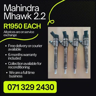 Mahindra Mhawk Injectors For Sale With Warranty Included