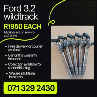 Ford Wildtrack 3.2 Injectors For Sale With Warranty