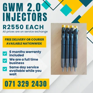 Gwm 2.0 Injectors For Sale With Warranty Included