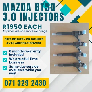 Mazda Bt50 3.0 Injectors For Sale With Warranty Included