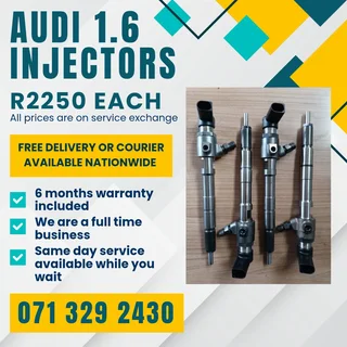Audi 1.6 Injectors For Sale With Warranty