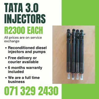 Tata 3.0 Injectors For Sale With Warranty