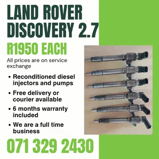 Land Rover Discovery Tdv6 Injectors For Sale With Warranty Included