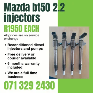 Mazda Bt50 2.2 Injectors For Sale With Warranty Included