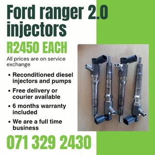 Ford Ranger 2.0 Injectors For Sale With Warranty