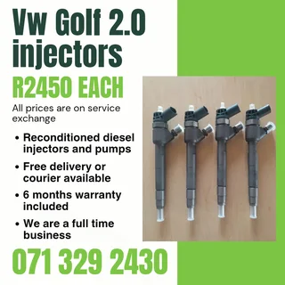 Vw Golf 2.0 Injectors For Sale With Warranty