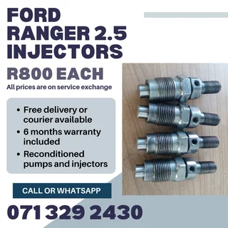 Ford Ranger 2.5 Injectors For Sale With Warranty Included