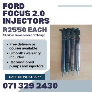 Ford Focus 2.0 Injectors For Sale With Warranty Included