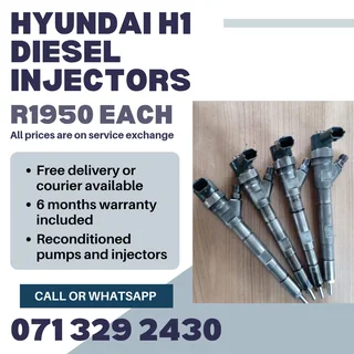Hyundai H1 Injectors For Sale With Warranty Included