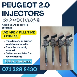 Peugeot 2.0 Injectors For Sale With Warranty Included