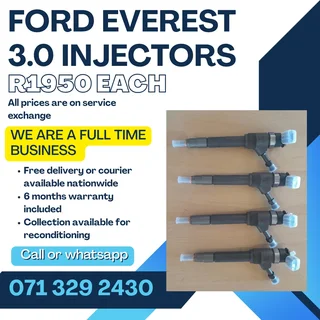 Ford Everest 3.0 Injectors For Sale With Warranty