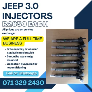 Jeep 3.0 Injectors For Sale With Warranty Included