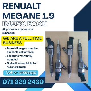 Renualt Megane 1.9 Injectors For Sale With Warranty