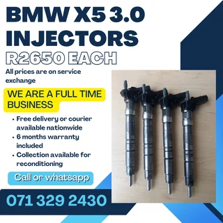 Bmw X5 3.0 Injectors For Sale With Warranty Included