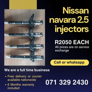 Nissan Navara 2.5 Injectors For Sale With Warranty Included