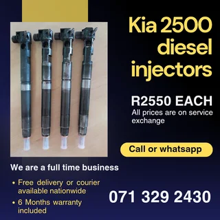 Kia 2500 Injectors For Sale With Warranty