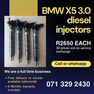 Bmw X5 3.0 Injectors For Sale With Warranty
