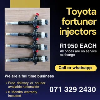 Toyota Fortuner 2.5 Injectors For Sale With Warranty