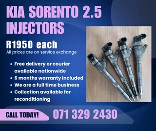 Kia Sorento 2.5 Injectors For Sale With Warranty