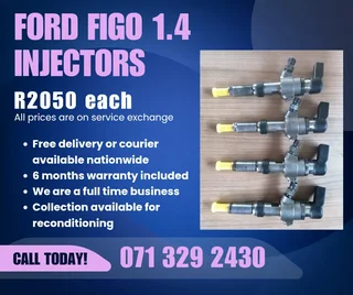 Ford Figo 1.4 Injectors For Sale With Warranty
