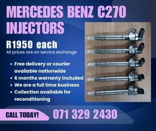 Mercedes Benz C270 Injectors For Sale With Warranty Included