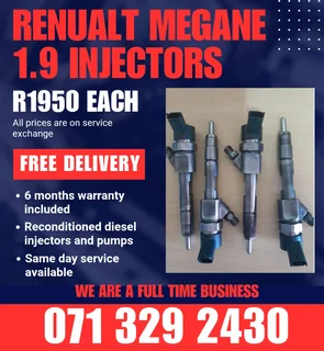 Renualt Megane 1.9 Injectors For Sale With Warranty Included