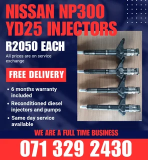 Nissan Np300 Yd25 Injectors For Sale With Warranty Included