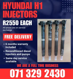 Hyundai H1 Injectors For Sale With Warranty