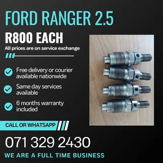 Ford Ranger 2.5 Injectors For Sale With Warranty