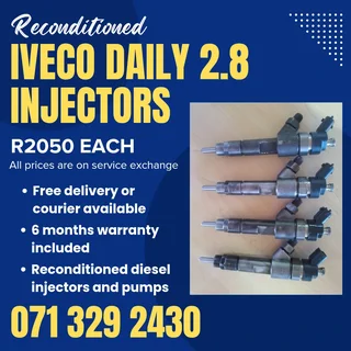 Iveco Daily 2.8 Injectors For Sale With Warranty