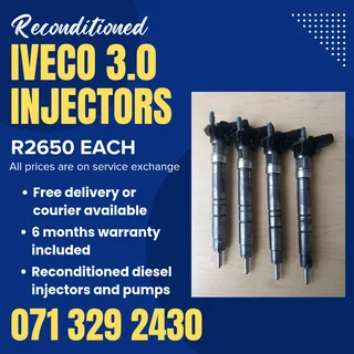 Iveco 3.0 Injectors For Sale With Warranty Included