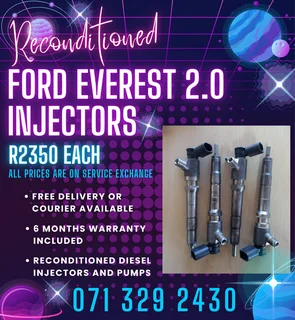 Ford Everest 2.0 Injectors For Sale With Warranty