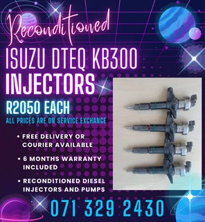 Isuzu Dteq Kb300 Injectors For Sale With Warranty